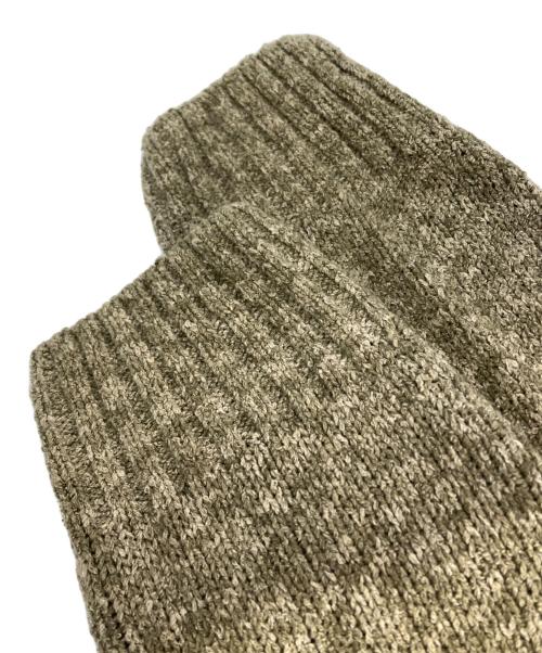 Drumohr（ドルモア）Drumohr (ドルモア) リネン混カーディガン カーキ サイズ:48の古着・服飾アイテム