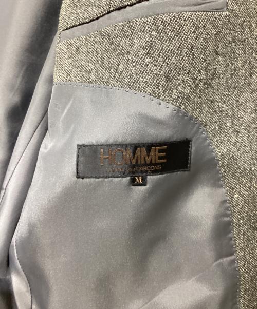 COMME des GARCONS HOMME（コムデギャルソン オム）COMME des GARCONS HOMME (コムデギャルソン オム) 80ｓ　デカオム　ウール2Bジャケット グレー サイズ:Mの古着・服飾アイテム