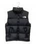THE NORTH FACE（ザ ノース フェイス）の古着「Nuptse Vest ヌプシダウンベスト」｜ブラック