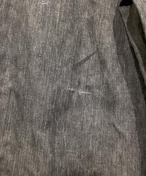 nest Robe（ネストローブ）nest Robe (ネストローブ) リネンブラックデニムカーヴィーパンツ グレー サイズ:Fの古着・服飾アイテム