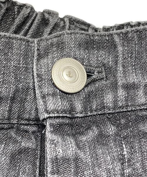 nest Robe（ネストローブ）nest Robe (ネストローブ) リネンブラックデニムカーヴィーパンツ グレー サイズ:Fの古着・服飾アイテム