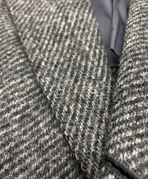 J.PRESS（ジェイプレス）J.PRESS (ジェイプレス) Harris Tweed (ハリスツイード) 段返り3B ツイードジャケット グレー サイズ:不明の古着・服飾アイテム