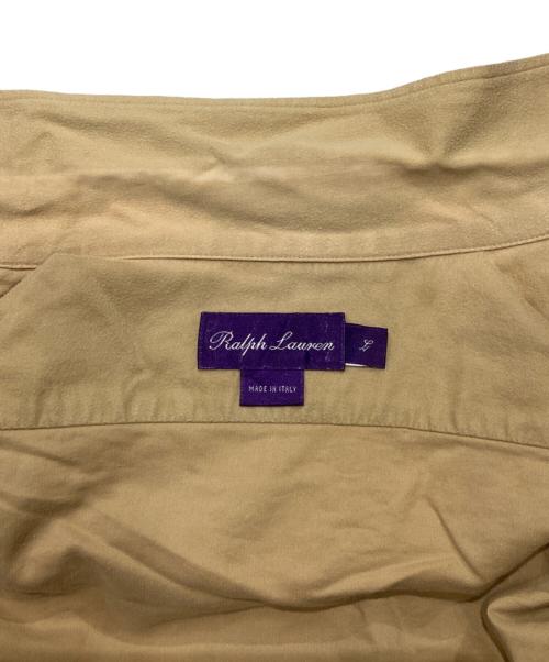 RALPH LAUREN Purple Label（ラルフ ローレン パープル レーベル）RALPH LAUREN Purple Label (ラルフ ローレン パープル レーベル) シャモアクロスシャツ ベージュ サイズ:Lの古着・服飾アイテム