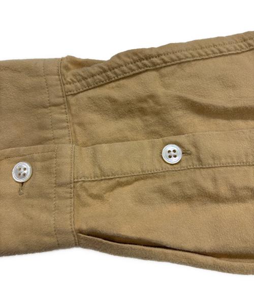 RALPH LAUREN Purple Label（ラルフ ローレン パープル レーベル）RALPH LAUREN Purple Label (ラルフ ローレン パープル レーベル) シャモアクロスシャツ ベージュ サイズ:Lの古着・服飾アイテム