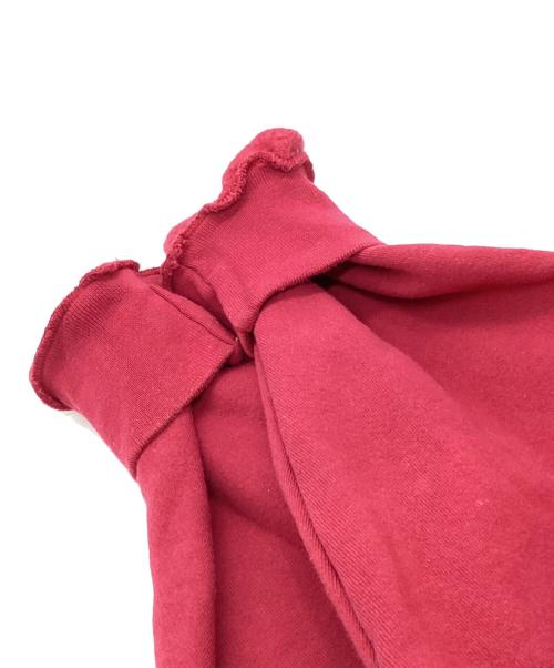 RUSSELL ATHLETIC（ラッセルアスレチック）RUSSELL ATHLETIC (ラッセルアスレチック) 裾ドロスト プルオーバーパーカー レッド サイズ:Sの古着・服飾アイテム