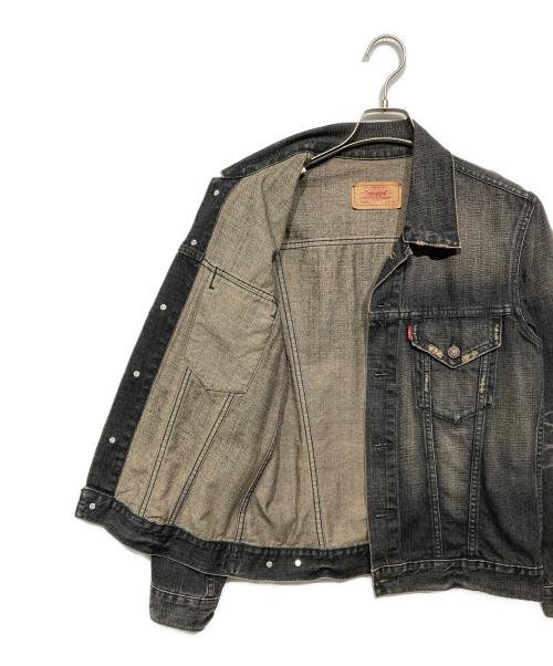 LEVI'S（リーバイス）LEVI'S (リーバイス) 00ｓ 先染めデニムジャケット ブラック サイズ:Mの古着・服飾アイテム