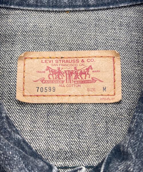 LEVI'S（リーバイス）LEVI'S (リーバイス) 00ｓ 先染めデニムジャケット ブラック サイズ:Mの古着・服飾アイテム