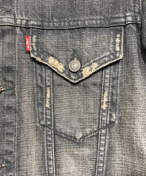 LEVI'S（リーバイス）LEVI'S (リーバイス) 00ｓ 先染めデニムジャケット ブラック サイズ:Mの古着・服飾アイテム