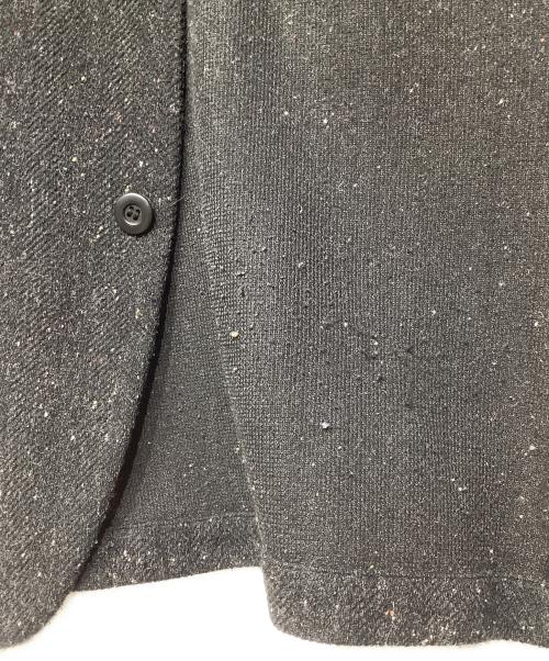 COMME des GARCONS HOMME（コムデギャルソン オム）COMME des GARCONS HOMME (コムデギャルソン オム) ウールツイードシングルブレストジャケットHL-T037 ブラック サイズ:Sの古着・服飾アイテム