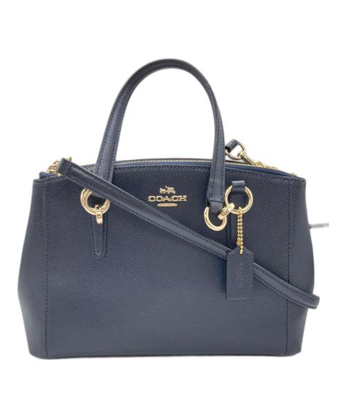 COACH（コーチ）COACH (コーチ) 2WAYバッグ ネイビーの古着・服飾アイテム