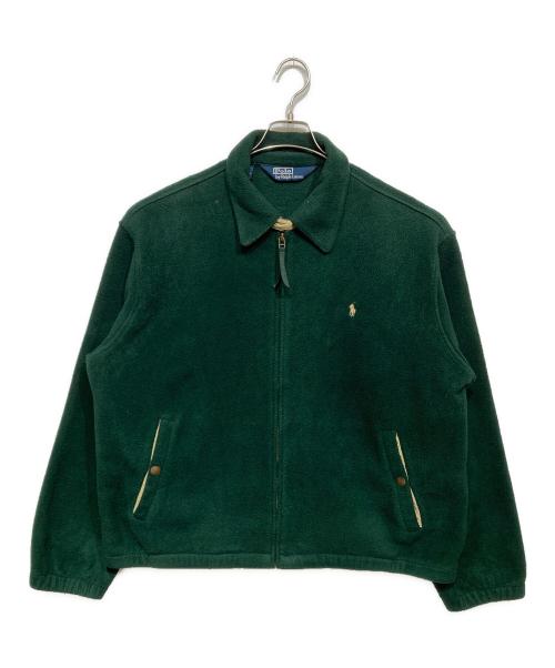 POLO RALPH LAUREN（ポロ・ラルフローレン）POLO RALPH LAUREN (ポロ・ラルフローレン) フリースブルゾン グリーン サイズ:XLの古着・服飾アイテム