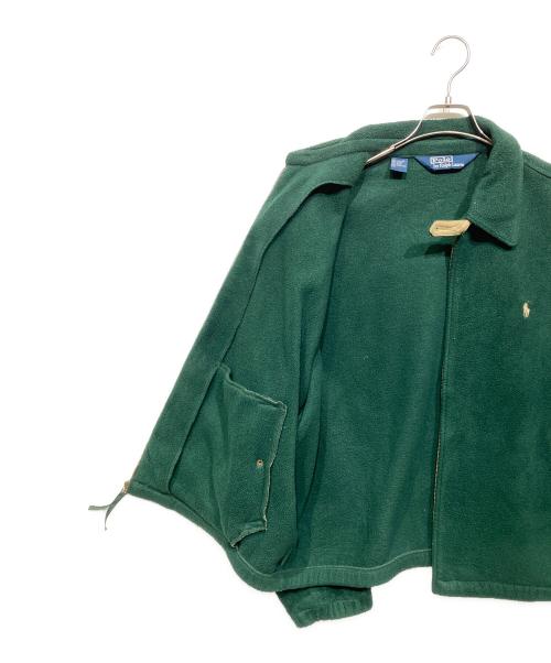 POLO RALPH LAUREN（ポロ・ラルフローレン）POLO RALPH LAUREN (ポロ・ラルフローレン) フリースブルゾン グリーン サイズ:XLの古着・服飾アイテム