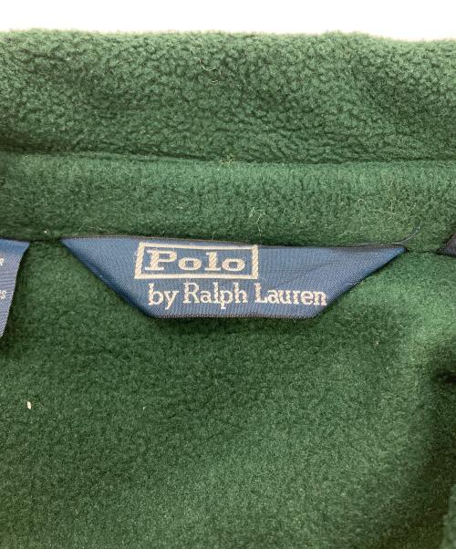 POLO RALPH LAUREN（ポロ・ラルフローレン）POLO RALPH LAUREN (ポロ・ラルフローレン) フリースブルゾン グリーン サイズ:XLの古着・服飾アイテム