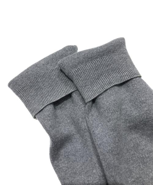 CABAN（キャバン）CABAN (キャバン) コットンカシミヤ クルーネックカーディガン グレー サイズ:XSの古着・服飾アイテム