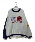 ）の古着「FIFAワールドカップ記念スウェット」｜グレー×ネイビー