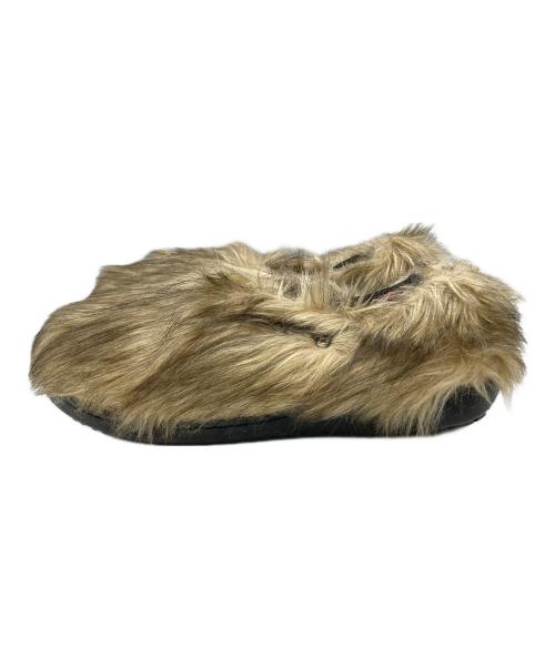 SUBU（スブ）SUBU (スブ) AFB (エーエフビー) FUR MULE ブラウン サイズ:2(26-27.5)の古着・服飾アイテム