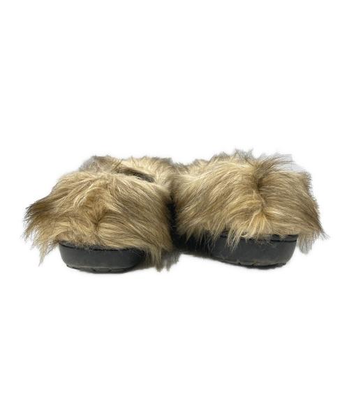 SUBU（スブ）SUBU (スブ) AFB (エーエフビー) FUR MULE ブラウン サイズ:2(26-27.5)の古着・服飾アイテム