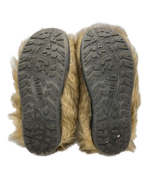SUBU（スブ）SUBU (スブ) AFB (エーエフビー) FUR MULE ブラウン サイズ:2(26-27.5)の古着・服飾アイテム