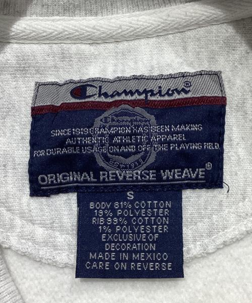 Champion REVERSE WEAVE（チャンピオン リバース ウィーブ）Champion REVERSE WEAVE (チャンピオン リバース ウィーブ) プリントスウェット グレー サイズ:Sの古着・服飾アイテム