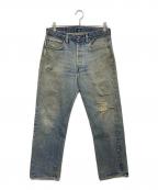 LEVI'Sリーバイス）の古着「66前期 ヴィンテージデニムパンツ」｜ライトインディゴ