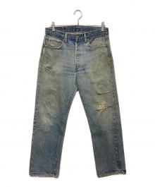 LEVI'S（リーバイス）の古着「66前期 ヴィンテージデニムパンツ」｜ライトインディゴ