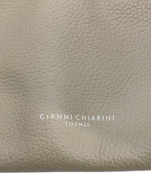 GIANNI CHIARINI（ジャンニ キアリーニ）GIANNI CHIARINI (ジャンニ キアリーニ) DUNA 2WAY レザーバッグ ベージュの古着・服飾アイテム