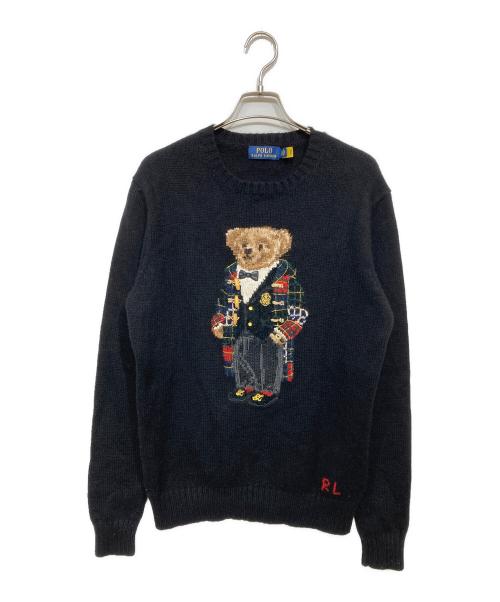 POLO RALPH LAUREN（ポロ・ラルフローレン）POLO RALPH LAUREN (ポロ・ラルフローレン) ポロベアニット ブラック サイズ:Sの古着・服飾アイテム