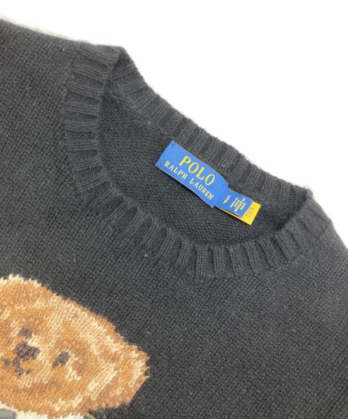 POLO RALPH LAUREN（ポロ・ラルフローレン）POLO RALPH LAUREN (ポロ・ラルフローレン) ポロベアニット ブラック サイズ:Sの古着・服飾アイテム