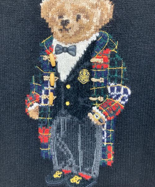 POLO RALPH LAUREN（ポロ・ラルフローレン）POLO RALPH LAUREN (ポロ・ラルフローレン) ポロベアニット ブラック サイズ:Sの古着・服飾アイテム
