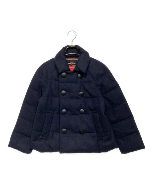 tricot COMME des GARCONS（トリココムデギャルソン）tricot COMME des GARCONS (トリココムデギャルソン) ダブルボタン ダウンジャケット ネイビー サイズ:Sの古着・服飾アイテム