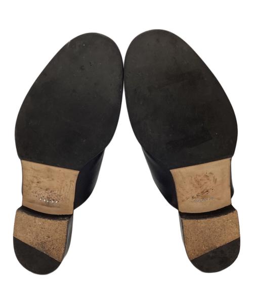 HENDER SCHEME（エンダースキーマ）Hender Scheme (エンダースキーマ) cheak レザーサンダル ブラック サイズ:5の古着・服飾アイテム