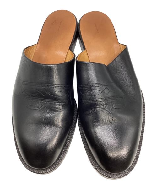 HENDER SCHEME（エンダースキーマ）Hender Scheme (エンダースキーマ) cheak レザーサンダル ブラック サイズ:5の古着・服飾アイテム