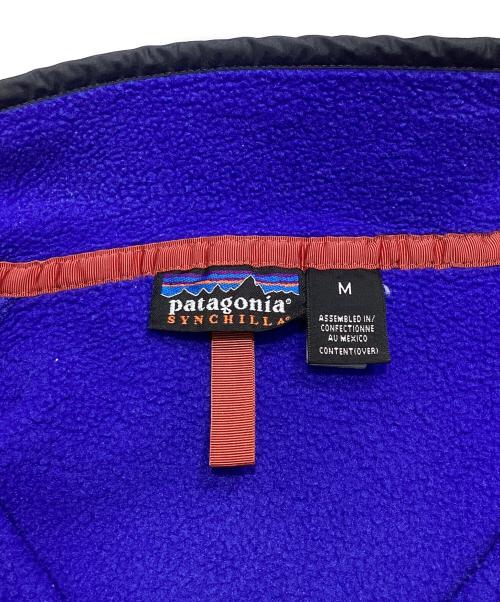 Patagonia（パタゴニア）Patagonia (パタゴニア) 90ｓ シンチラ スナップT プルオーバー25450 ブルー サイズ:Mの古着・服飾アイテム