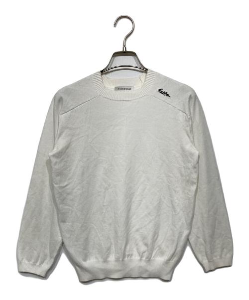 MADISON BLUE（マディソンブルー）MADISON BLUE (マディソンブルー) HELLO CREW NECK PO ホワイト サイズ:00の古着・服飾アイテム