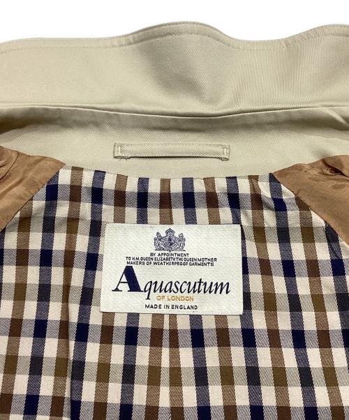 Aquascutum（アクアスキュータム）Aquascutum (アクアスキュータム) トレンチコート63101049-3Y ベージュ サイズ:不明の古着・服飾アイテム