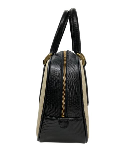 TOFF&LOADSTONE（トフアンドロードストーン）TOFF&LOADSTONE (トフアンドロードストーン) ミニヨンハイエンドキャンバス2way ベージュ×ブラックの古着・服飾アイテム