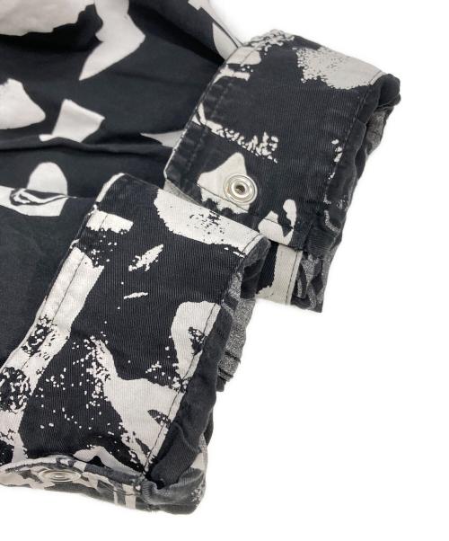 DIESEL（ディーゼル）DIESEL (ディーゼル) 総柄ジップジャケット ブラック サイズ:XLの古着・服飾アイテム