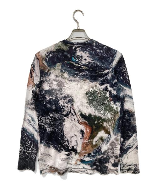 DIESEL（ディーゼル）DIESEL (ディーゼル) プラネットカモ ヘンリーネックカットソー マルチカラー サイズ:XSの古着・服飾アイテム