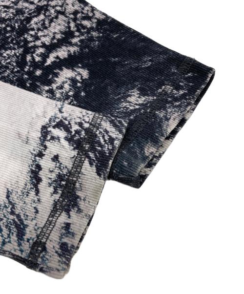 DIESEL（ディーゼル）DIESEL (ディーゼル) プラネットカモ ヘンリーネックカットソー マルチカラー サイズ:XSの古着・服飾アイテム