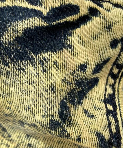 DIESEL（ディーゼル）DIESEL (ディーゼル) オーバーダイブリーチデニムトートバッグ イエローの古着・服飾アイテム