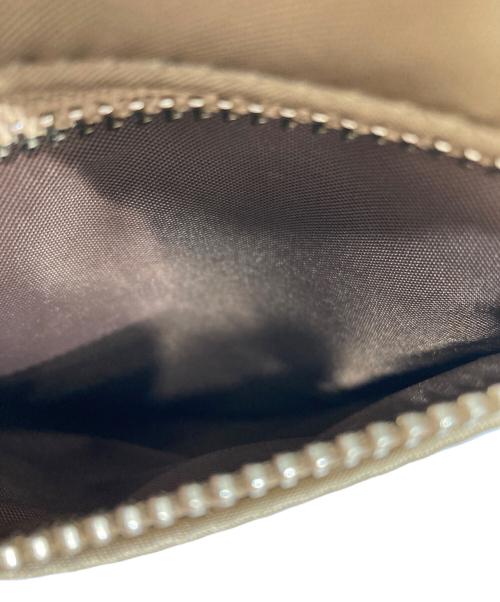 HUNTING WORLD（ハンティングワールド）HUNTING WORLD (ハンティングワールド) デカロゴ ショルダーバッグ ベージュ×ブラックの古着・服飾アイテム