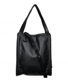 DIESEL（ディーゼル）の古着「ジップディテール2WAYトートバッグ」｜ブラック