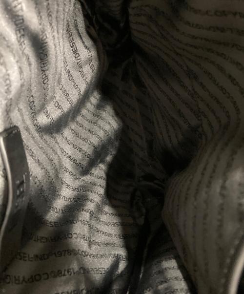 DIESEL（ディーゼル）DIESEL (ディーゼル) ジップディテール2WAYトートバッグ ブラックの古着・服飾アイテム