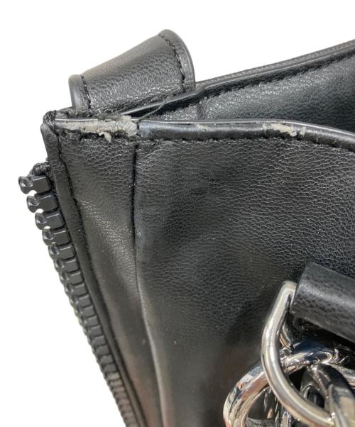 DIESEL（ディーゼル）DIESEL (ディーゼル) ジップディテール2WAYトートバッグ ブラックの古着・服飾アイテム