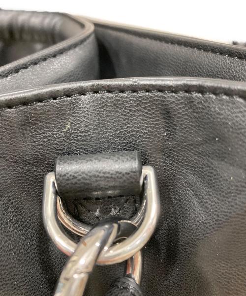 DIESEL（ディーゼル）DIESEL (ディーゼル) ジップディテール2WAYトートバッグ ブラックの古着・服飾アイテム