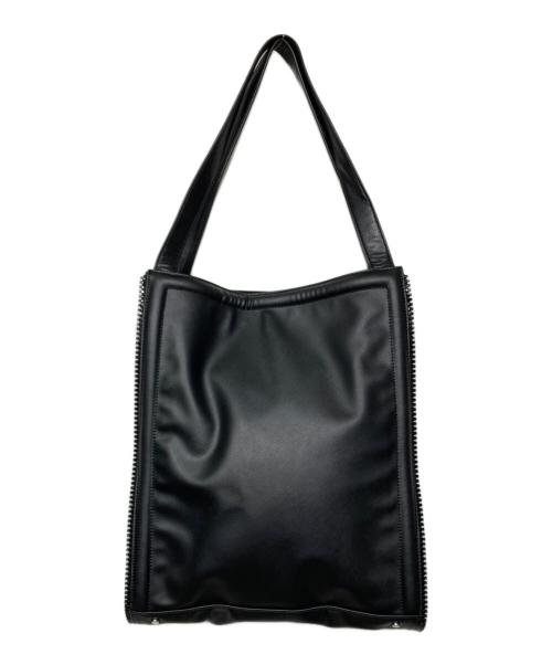 DIESEL（ディーゼル）DIESEL (ディーゼル) ジップディテール2WAYトートバッグ ブラックの古着・服飾アイテム