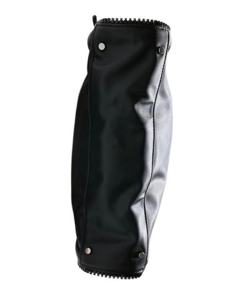 DIESEL（ディーゼル）DIESEL (ディーゼル) ジップディテール2WAYトートバッグ ブラックの古着・服飾アイテム