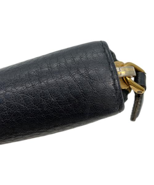 PRADA（プラダ）PRADA (プラダ) ラウンドファスナー財布 ブラックの古着・服飾アイテム