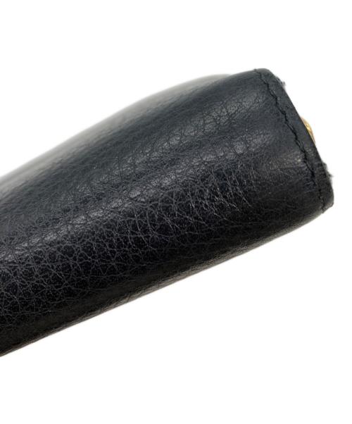 PRADA（プラダ）PRADA (プラダ) ラウンドファスナー財布 ブラックの古着・服飾アイテム