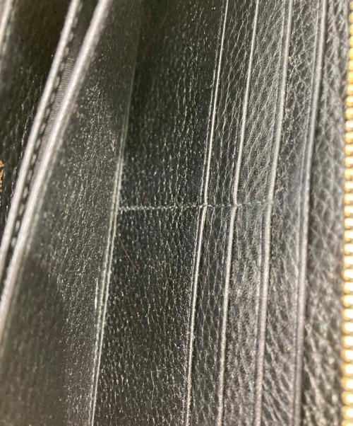 PRADA（プラダ）PRADA (プラダ) ラウンドファスナー財布 ブラックの古着・服飾アイテム